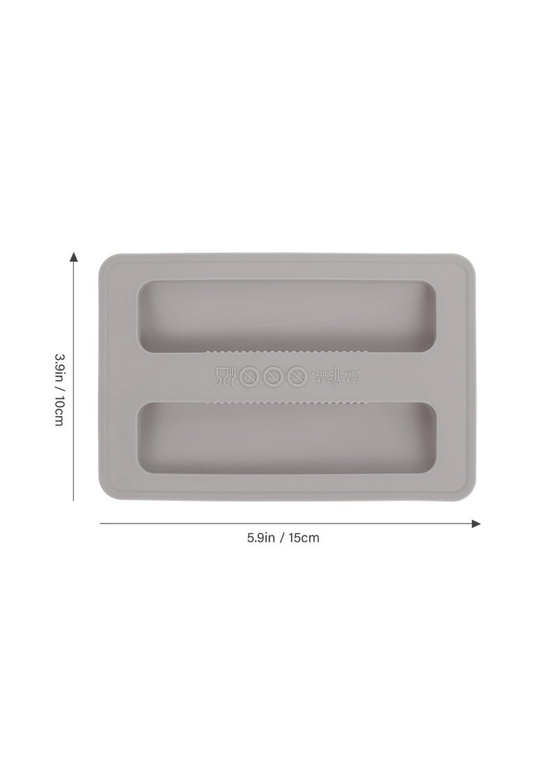 Generic - 2Pcs Silicone Toaster Covers Protect Your Toaster Clean Easy To Use Grey Toaster Accessories for Kitchen - Image 1