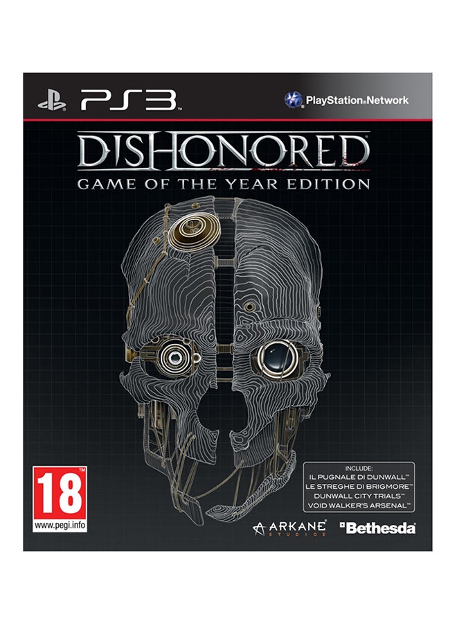 بيثيسدا لعبة Dishonored: Game Of The Year Edition (النسخة العالمية) - تقمص الأدوار - playstation_3_ps3 - Image 1