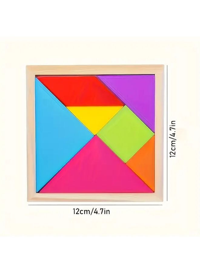 Educational Puzzle Game With Shapes Solutions For Teens Adults Gift For Birthdays Christmas - Image 3