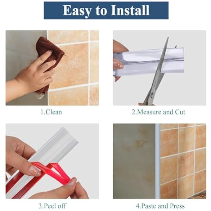SELF ADHESIVE WALL CORNER PROTECTOR, WALL CORNER GUARD & EDGE PROTECTOR, 19.7FT*0.8IN INSIDE & OUTSIDE CORNER TRIM, APPLY IN TABLE EDGE DOOR FRAME BASEBOARD FOR PROTECTION AND DECORATION - Image 3