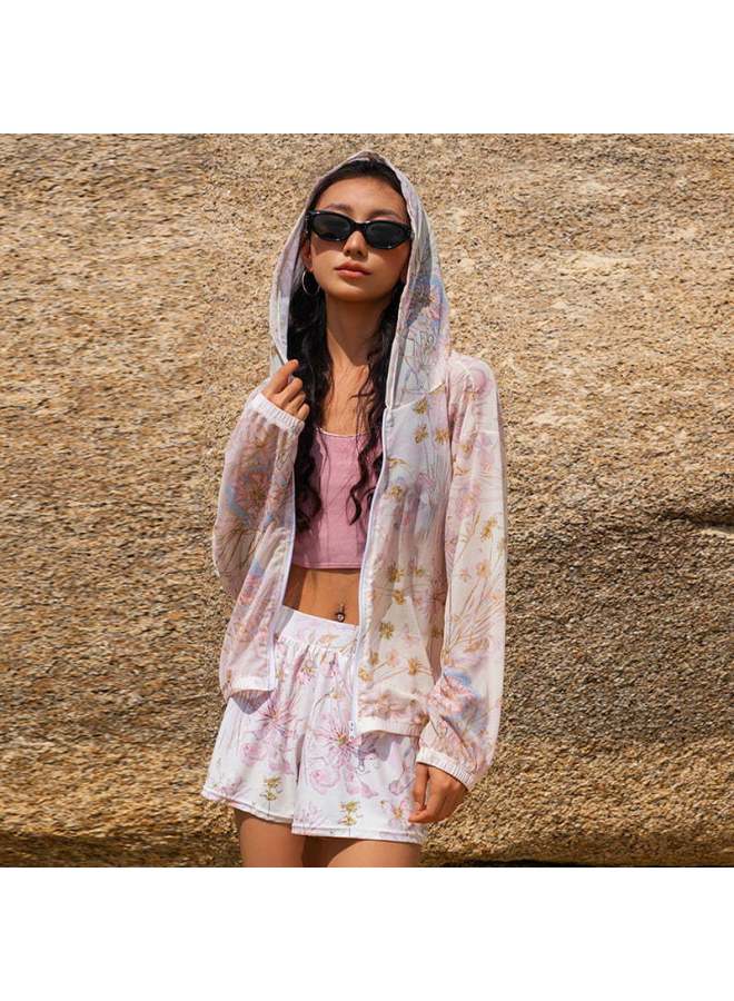 New Swimsuit Women's Split Conservative Blouse Sunscreen Sports Bikini Four-piece Set Slimming Belly Covering Hot Springs