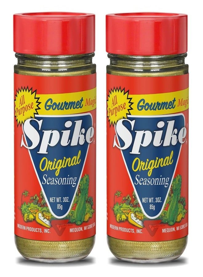 Spike Seasoning, Original Gourmet Magic Seasoning Salt Blend - Seasonings and Spices for Cooking, Popcorn Seasoning, All-Purpose Seasoning for More Flavorful, Healthy Meals, 3 Oz - Pack of 2 - Image 1
