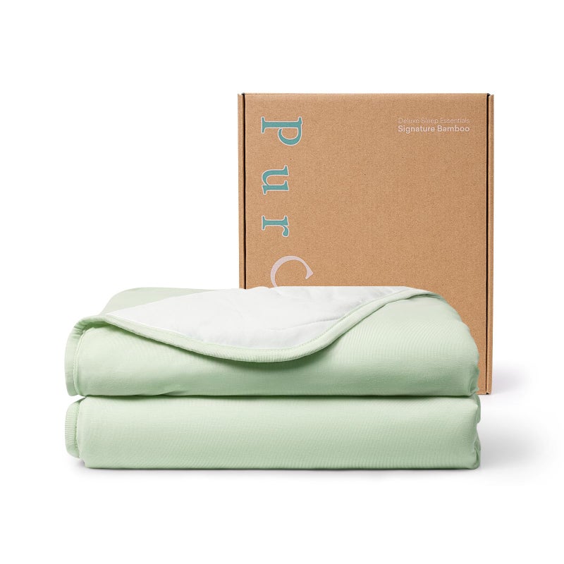 Purcomfy Supersoft Toddler Comforter  Premium Bamboo Viscose Crib Blanket  Breathable 1.0 Tog Crib Quilt For All Seasons 39""?55"" - Image 1