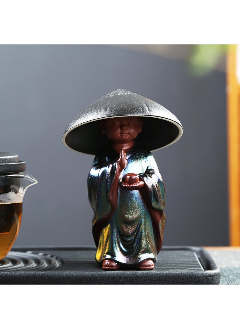 Ceramic Tea Strainer Kung Fu Accessory Zen heart tea drain-colorful 