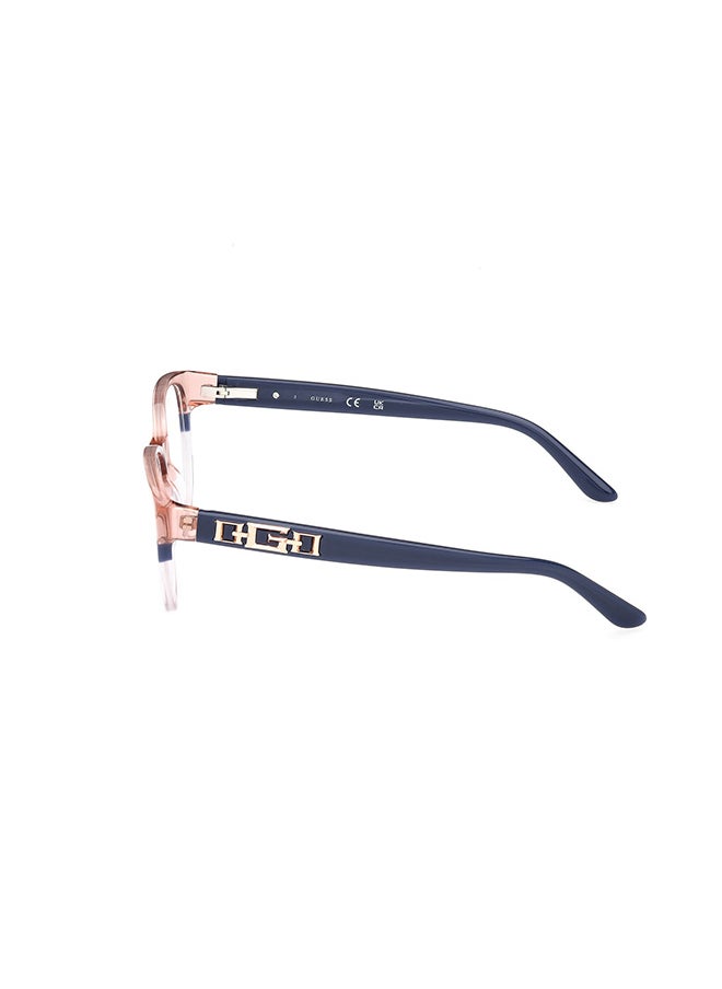 GUESS - Women's Round Eyeglass Frame - GU298009253 - Lens Size: 53 Mm - Image 1