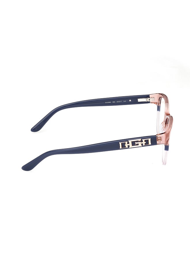 GUESS - Women's Round Eyeglass Frame - GU298009253 - Lens Size: 53 Mm - Image 1