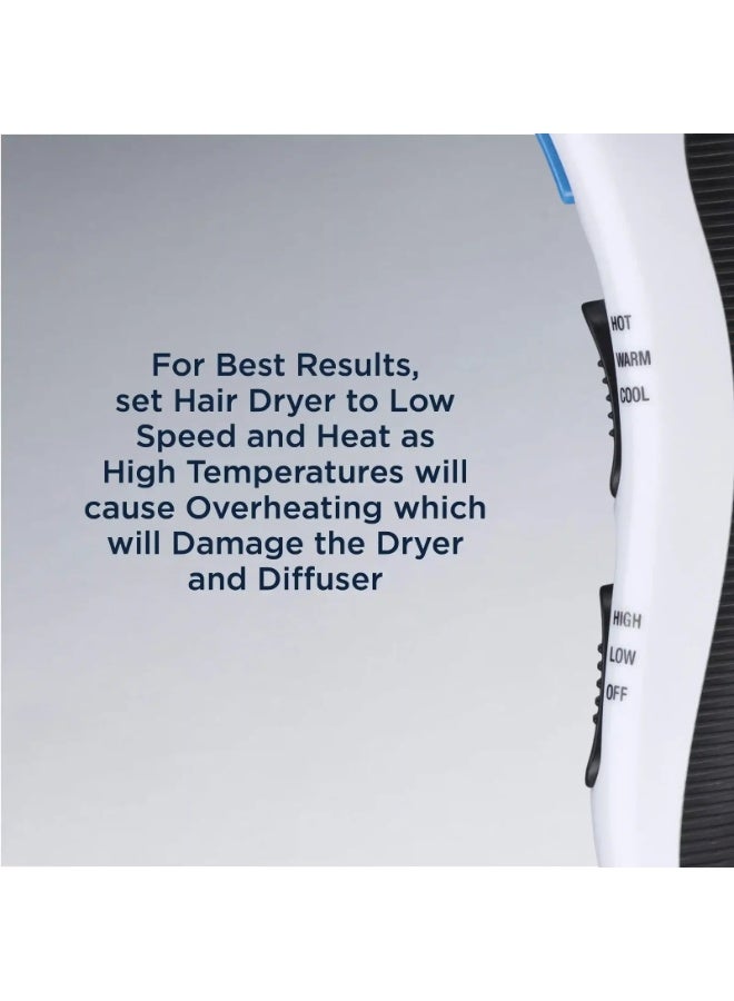 كون آير مجفف شعر كونير | تصفيف الشعر المجعد بدون تجعد | مجفف شعر خفيف الوزن وسريع الجفاف لشعر ناعم ولامع - Image 4