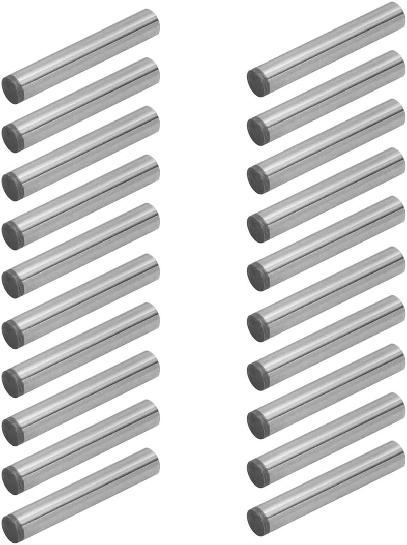 POWERTEC 71475-P2 Hardened Steel Dowel Pins 1/4" x 1-1/2" | Heat Treated and Precisely Shaped for Accurate Alignment, 20 PK - Image 1