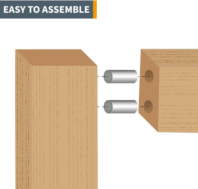 POWERTEC 71475-P2 Hardened Steel Dowel Pins 1/4" x 1-1/2" | Heat Treated and Precisely Shaped for Accurate Alignment, 20 PK - Image 4