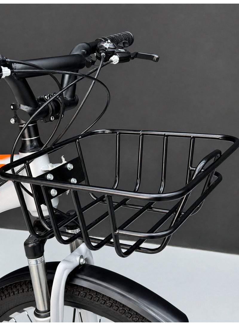 روكيت دراجة جبلية مقاس 26 – 21 سرعة – فرامل ديسك – مساعد أمامي – سلة أمامية – رفارف معدن – كرسي خلفي - Image 2