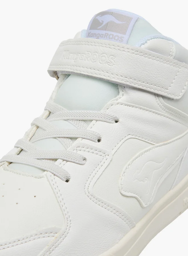 kangaROOS Women's Panelled High Top Shoes with Hook and Loop Closure