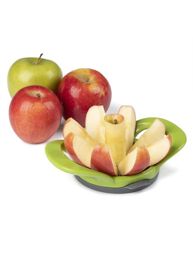 Progressive PrepWorks by Progressive Dishwasher Safe 8-Slice Apple Slicer and Corer with Attached Safety Cover (Green)" - Image 1