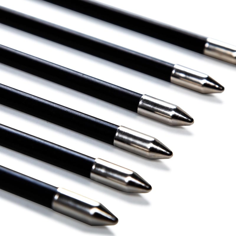 CQ TOP Archery Targeting Arrows 28inch Practice Arrows for Recurve Bow Fiberglass Training Arrows for Kids Youth and Teens (12Pcs/6Pcs) - Image 3