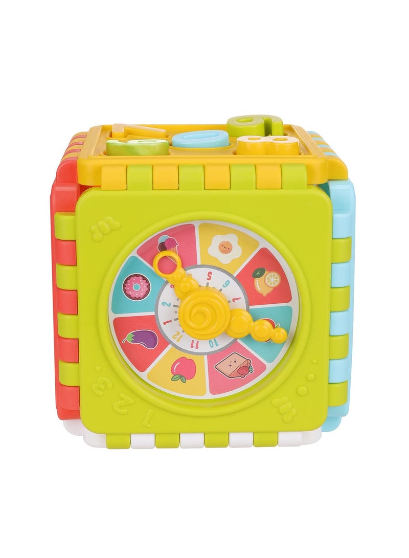 Toys for Girl Boy Shapes Gifts Sorter activity and activity Toy Education Construction Cubes  - Image 5