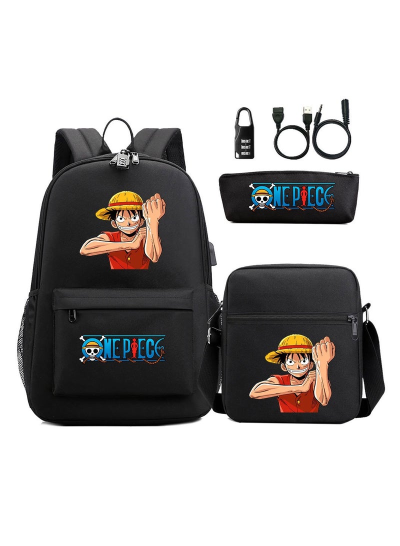 قطعة واحدة USB ثلاث قطع على ظهره