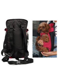 Y&D Pet Front Carrier Bag, Convenient Hands Free Adjustable Dog/Cat Backpack Double Shoulder Bag for Walking Hiking Shopping Bike and Motorcycle  - Image 5