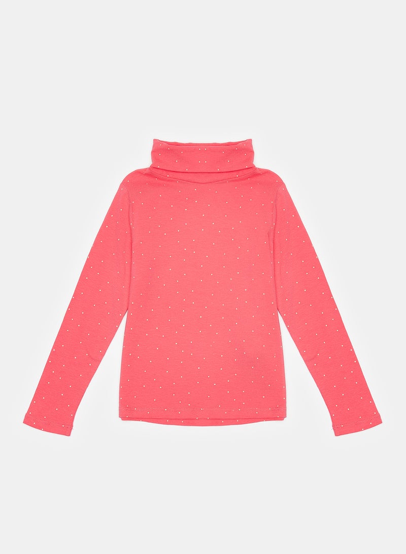 Okaidi Pink T-Shirt for Girls - Image 2