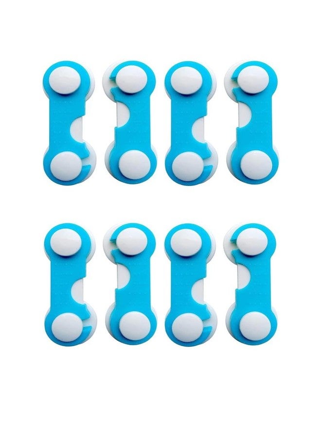 ClickFit Kids Safety Locks for Cabinets & Drawers - Baby Proofing Latches with Strong Adhesive - Child Safety Locks for Kitchen, Appliances, Toilet - Easy Install, No Tools Needed(Pack of 8) (8, Standard) - Image 2