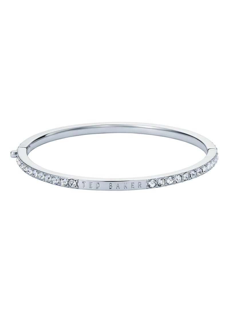 Ted Baker Narrow Crystal Hinged Bangle Bracelet - Image 1