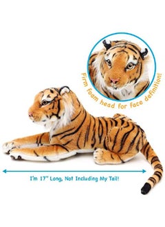 VIAHART دمية قطة محشوة على شكل سهم النمر مقاس 17 بوصة (قياس الذيل غير متضمن) من Tiger Tale Toys  - Image 3