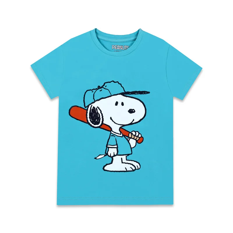 Peanuts PEANUTS Snoopy Kids Boy's Short Sleeve T-Shirt
