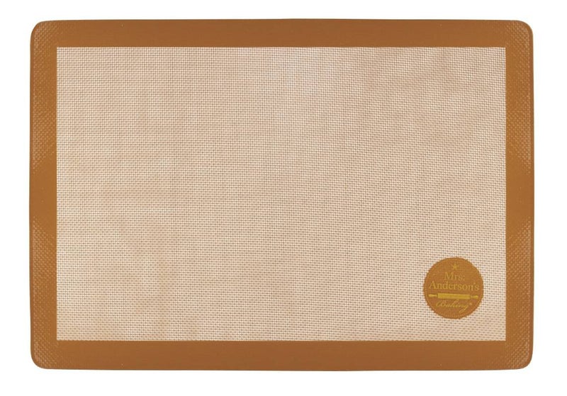 Mrs Andersons Baking NonStick Silicone Baking Mat Reusable Oven Liner Pastry Mat For Breads Cookies Roasting More Bakers Essentials HeatResistant to 480F FullSize Baking Mat