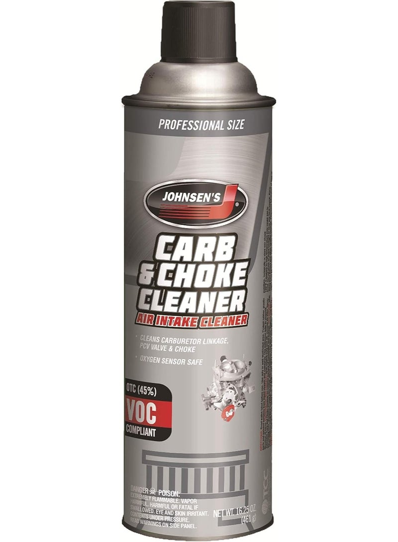 Johnsen's 4642-12PK VOC Compliant Carburetor Cleaner Spray - 16.25 oz., (Pack of 12)