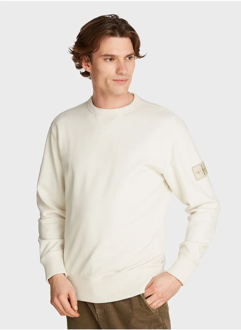 Calvin Klein Jeans Logo Crew Neck Sweatshirt