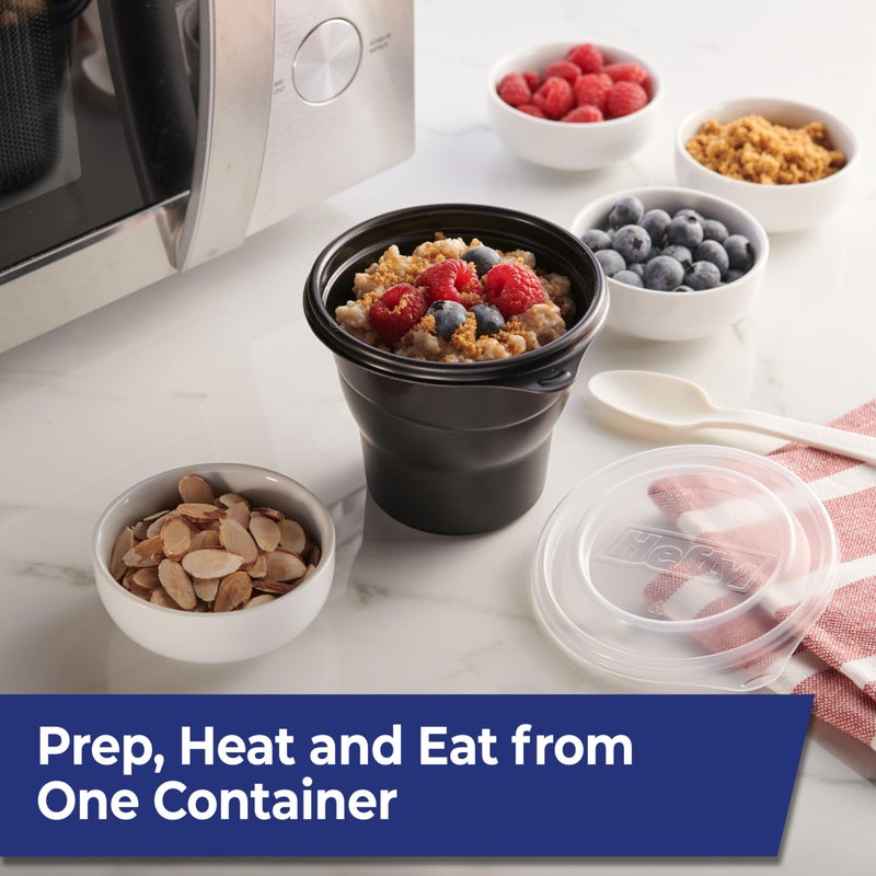Hefty Multi-Purpose Cups  Reusable Containers with Lids  16 Ounce Capacity  4 Count - Image 2
