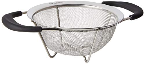 ExcelSteel Professional Quality Heavy Gauge Mesh Colander With Santopreme Handles, 6-1/2-Inch - Image 5