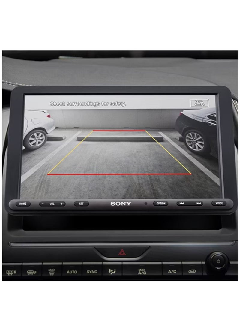 Sony - Sony XAV-AX8000 1DIN chassis 8.95” floating LCD screen with Apple Car Play, Android Auto, Media Receiver with Bluetooth - Image 1