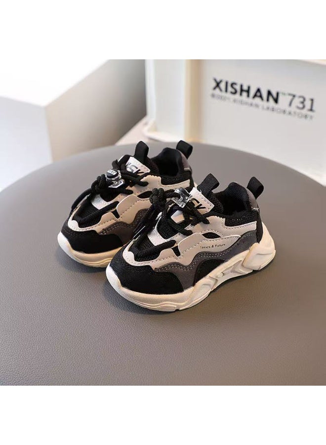 Kids Shoes Boys And Girls Sneakers Soft Sole Baby Shoes Running Shoes For Children - Image 1