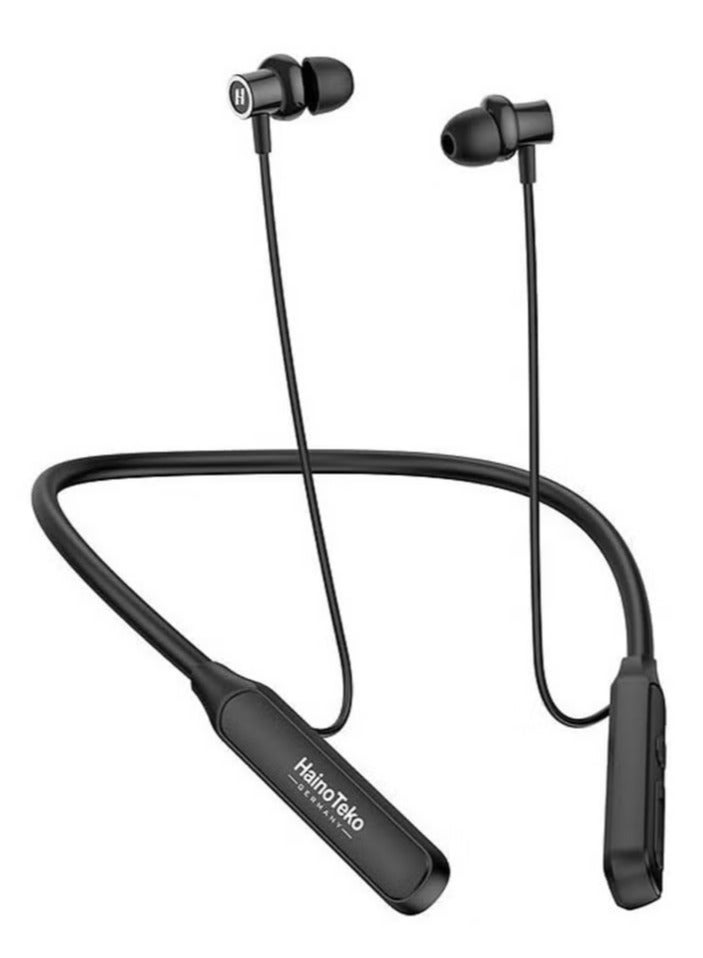 Haino Teko Wireless Earphones, Neckband Design, Clear Mic, High Bass Sound, Multi-Function Button Control, Sweat-Proof, Long Battery Life, Comfortable Fit, Bluetooth 5.0 Earbuds for Sports and Calls - Image 1