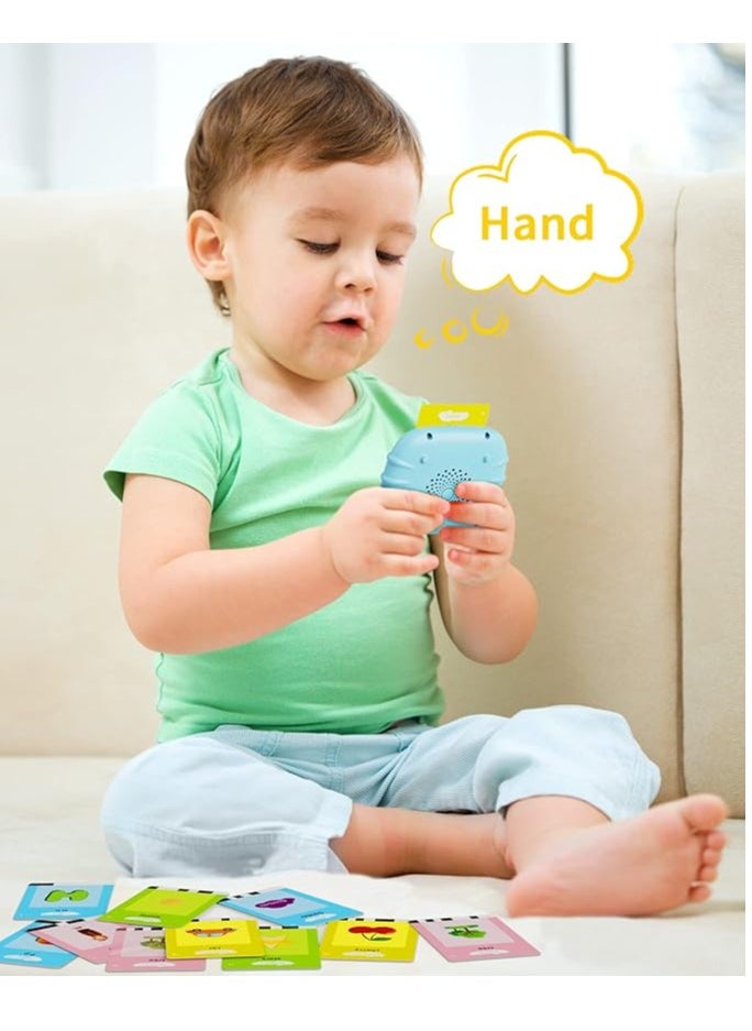 Arabic And English Speaking Flash Cards For Toddlers 1-6 Years, Preschool Educational Toys 224 Words, Audio Flash Cards, Speech Therapy Toys For Autism, Gifts For Boys And Girls 1-5 Years - Arabic And English  - Image 1