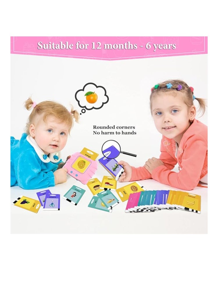 Arabic And English Speaking Flash Cards For Toddlers 1-6 Years, Preschool Educational Toys 224 Words, Audio Flash Cards, Speech Therapy Toys For Autism, Gifts For Boys And Girls 1-5 Years - Arabic And English  - Image 3
