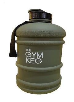 THE GYM KEG The Gym Keg Water Bottle 2 Liter Capacity Navy Green  - Image 1