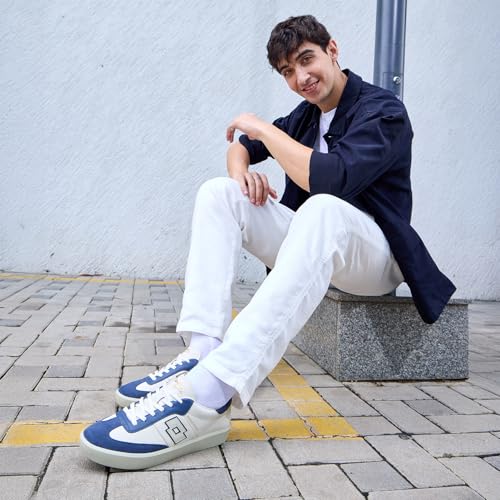 Lotto Men Brasil Select OG Off White Leather Sneakers - Image 2