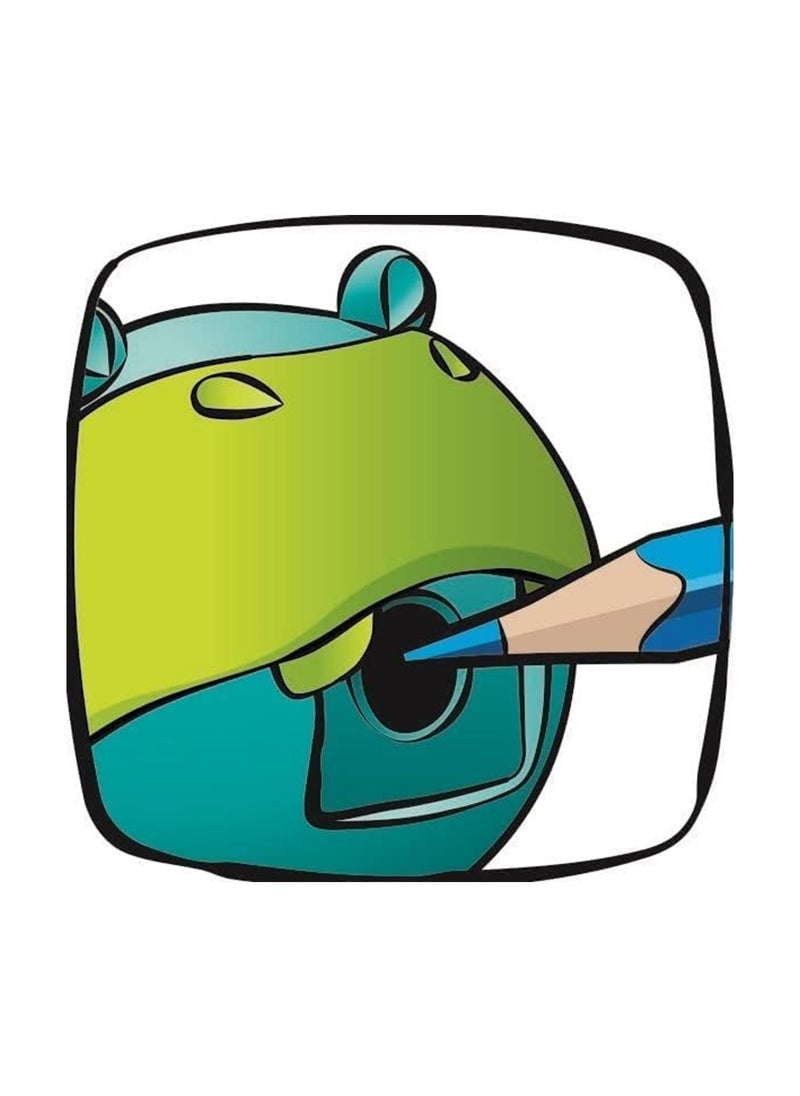 Maped - Single Hole Croc Croc Hippo Design Pencil Sharpener - Image 1