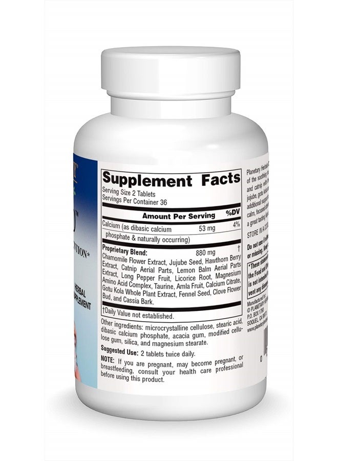PLANETARY HERBALS Calm Child for Active Children 72 tabs - Image 3