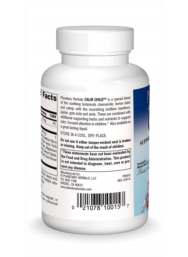 PLANETARY HERBALS Calm Child for Active Children 72 tabs - Image 2