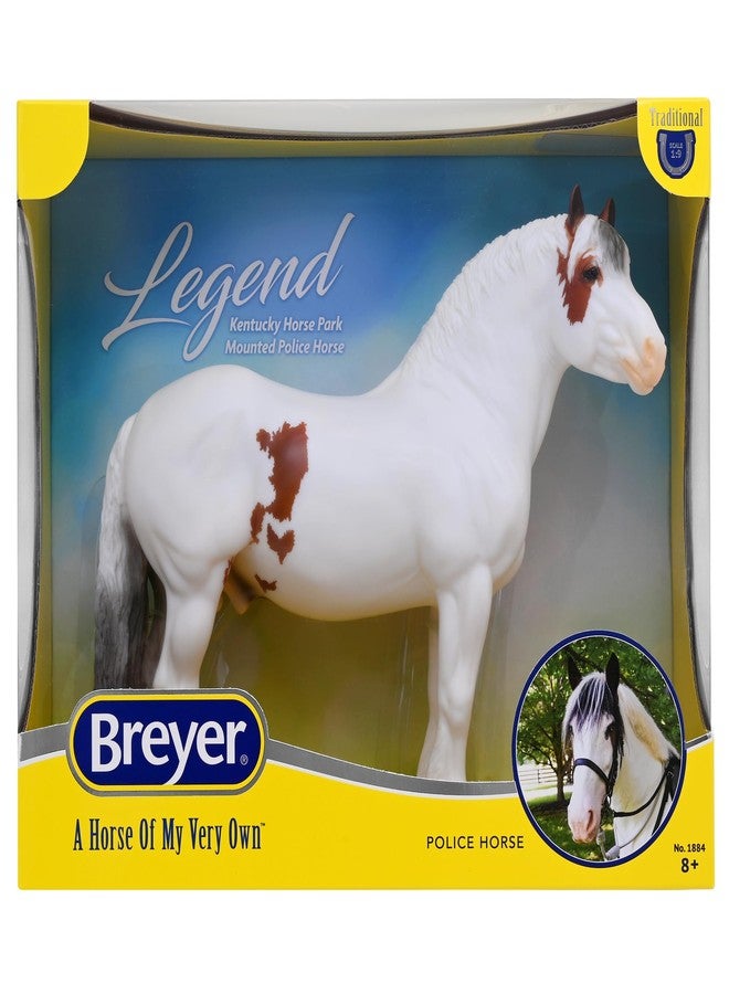 Breyer خيول بريير سلسلة تقليدية | أسطورة | خيل شرطة متنقلة من حديقة كنتاكي | تمثال خيل | 11.25 بوصة طول x 9 بوصة ارتفاع | نموذج #1884، أبيض - Image 3