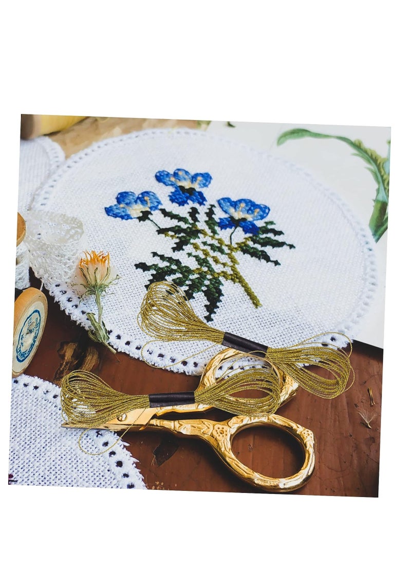 Generic - Cross Thread Cross Floss Crochet Cotton Thread Friendship Bracelet String Craft Sets for Embroidery Set Sewing Kits Multi-Function Embroidery Thread Metal 36 Rolls - Image 1