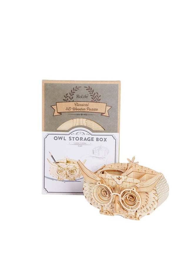 Ruotai WUDE3d Puzzle Three-dimensional Puzzle Puzzle Children's Wooden Puzzle Model Creation Set Puzzle Toy-Color:White Glue + Tweezers +2 Sandpaper (2 Yuan For Price Change) - Image 5