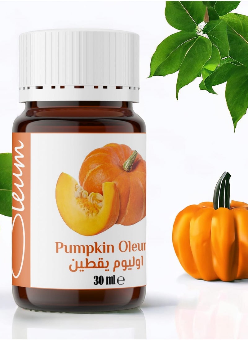 Oleum Cosmetics Oleum Pumpkin Oil 30 ml- 100% Pure Essential Oil for Cosmetics - Unrefined, Moisturizing - Nourishing for Hair, Skin, and Nails  - Image 1