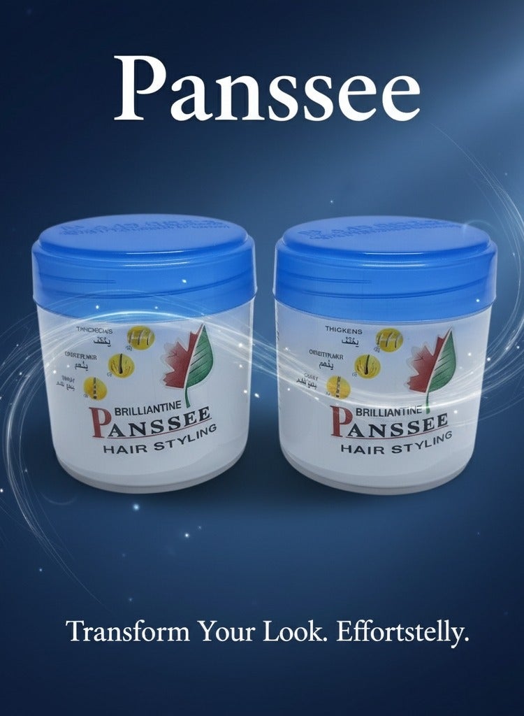 PANSSEE Hair wax cream thickens, softens and shines (2 packs) each pack 170ml - Image 2