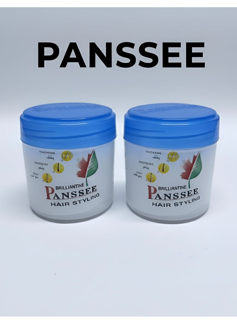 PANSSEE Hair wax cream thickens, softens and shines (2 packs) each pack 170ml - Image 1