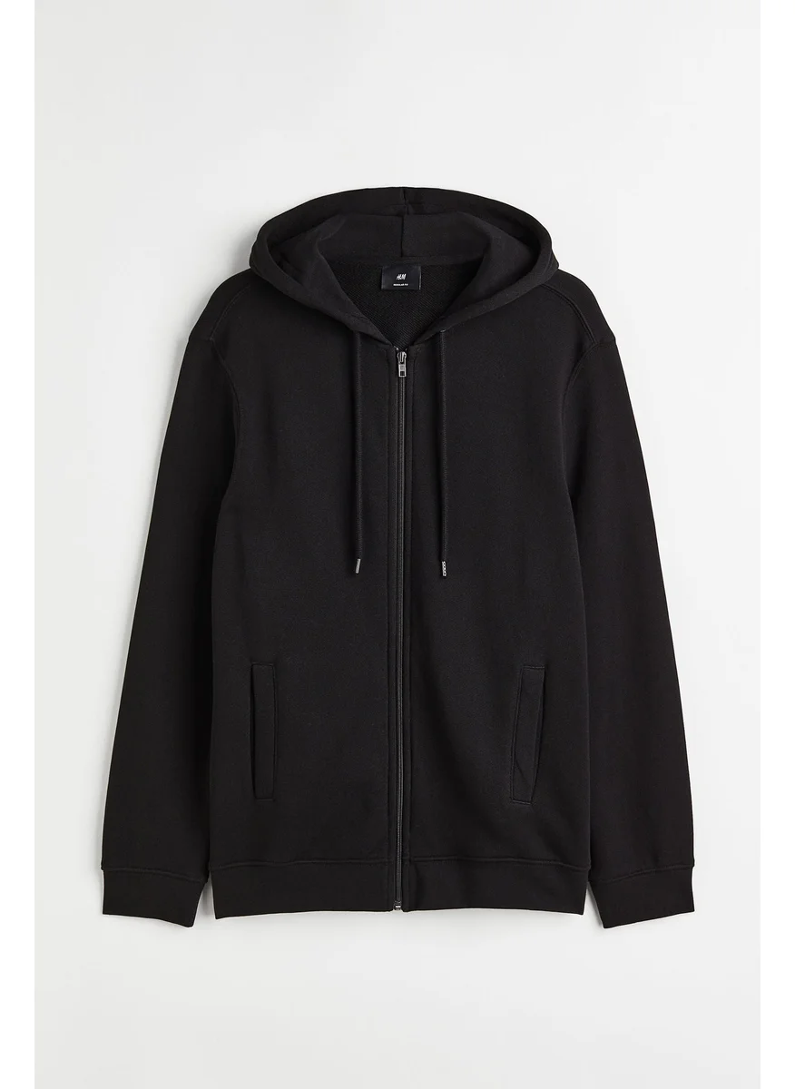 اتش اند ام Zip-Through Hoodie Regular Fit