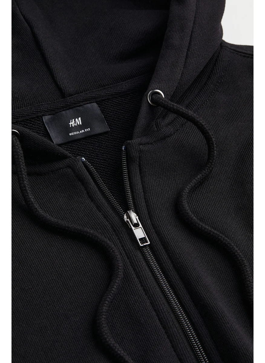 H&M Zip-Through Hoodie Regular Fit