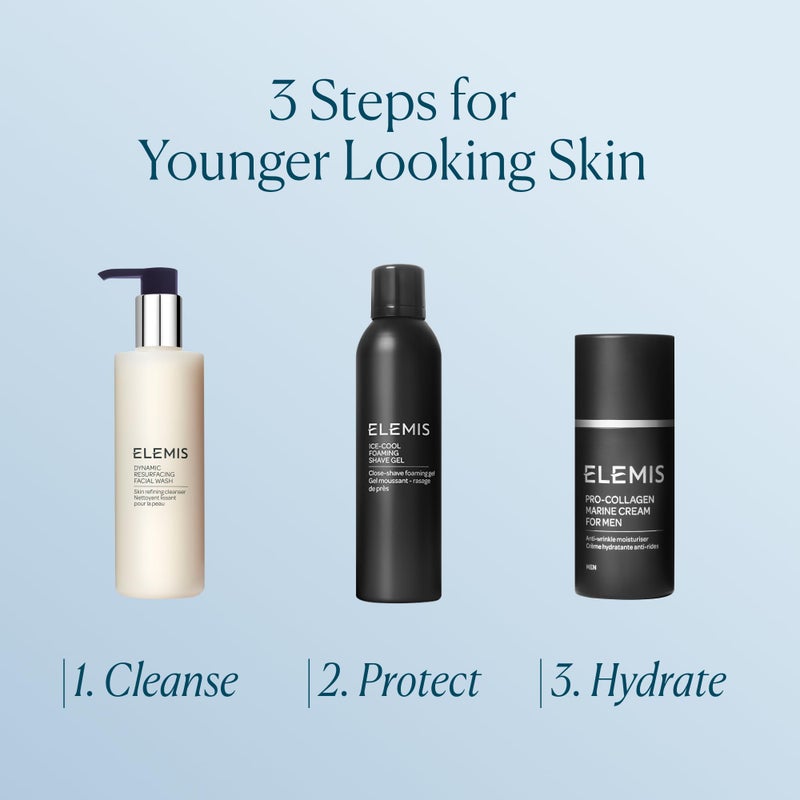 ELEMIS Men Pro-Collagen Marine Cream 30ml Lightweight Anti-Aging Moisturizer for Mens Skincare - Image 4