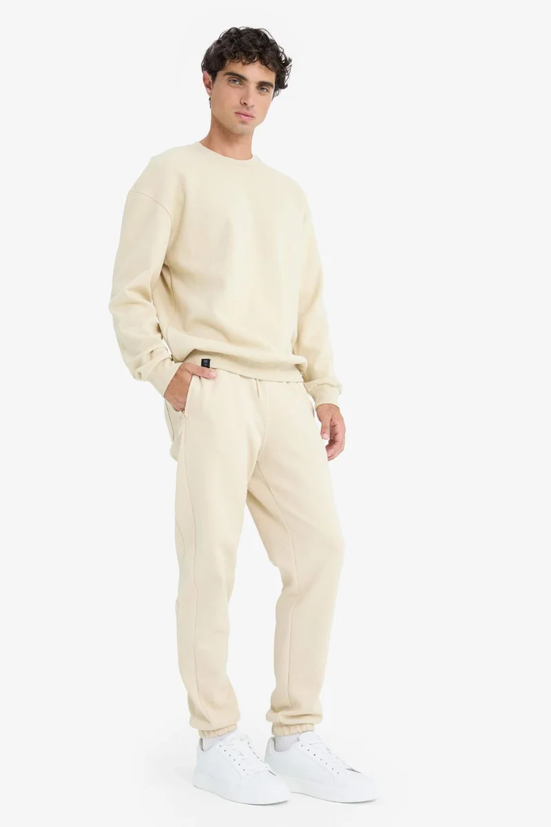 DeFacto Slim Fit Zippered Pique Sweatpants